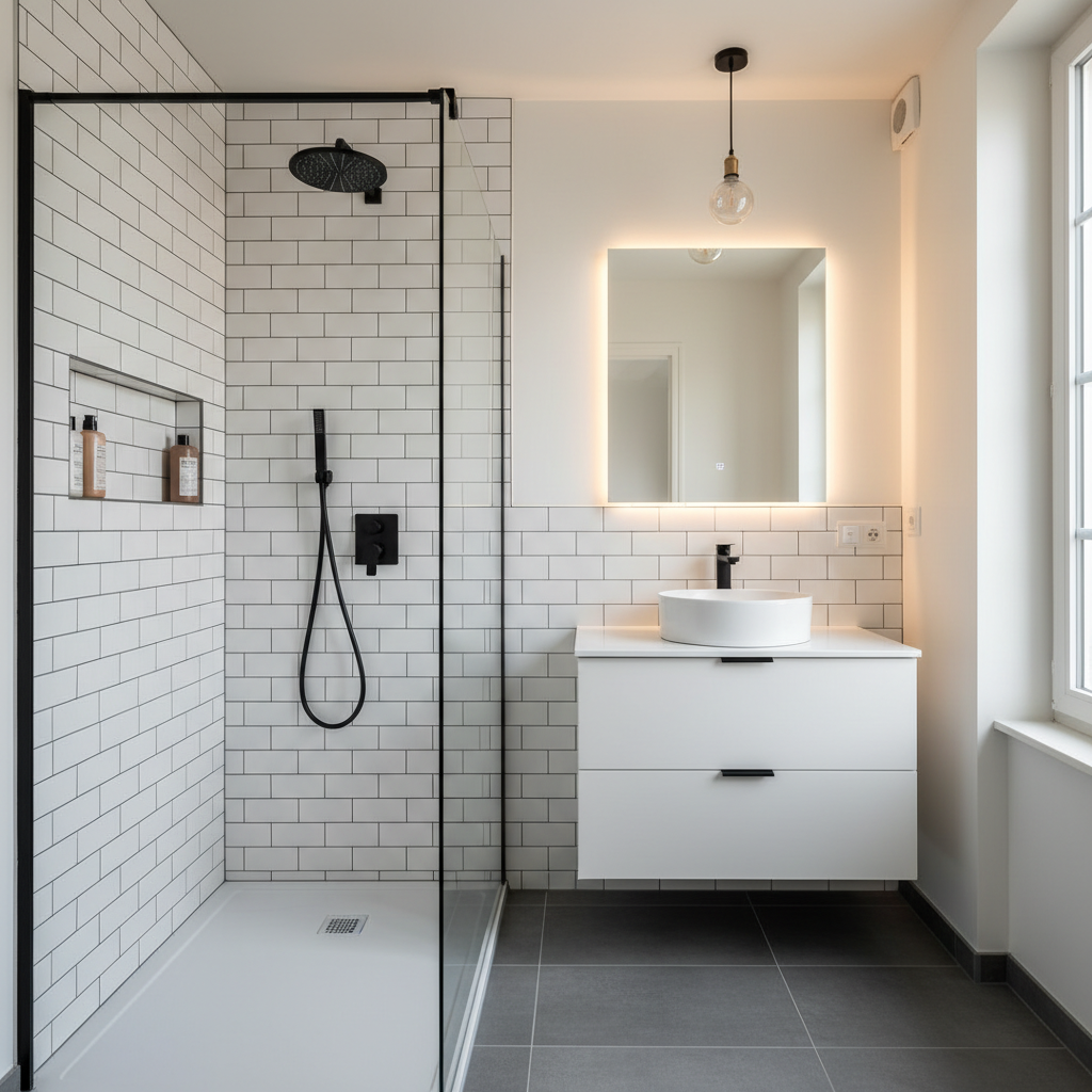Remplacement baignoire → douche italienne